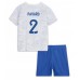 Maillot de foot France Benjamin Pavard #2 Extérieur vêtements enfant Monde 2022 Manches Courtes (+ pantalon court)
